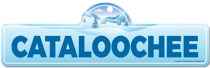 Cataloochee Street Sign