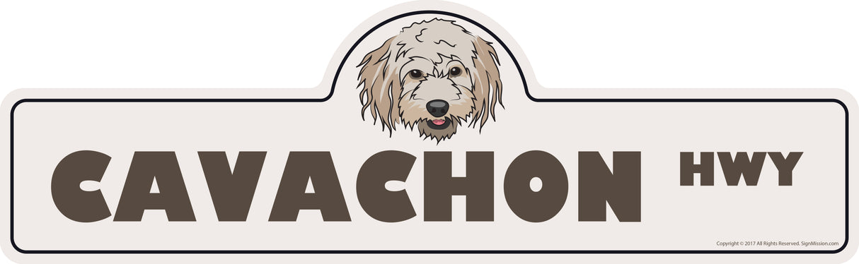 Cavachon Street Sign