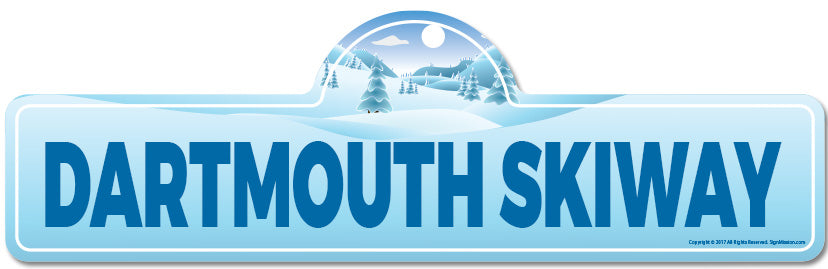 Dartmouth Skiway Street Sign