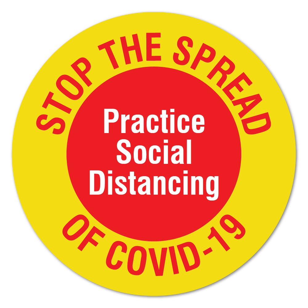 Stop The Spread 7" Floor Marker