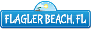 Flagler, FL Florida Beach Street Sign