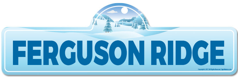 Ferguson Ridge Street Sign