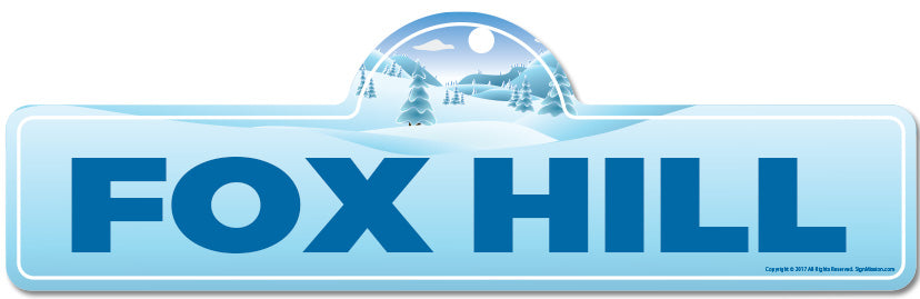 Fox Hill Street Sign