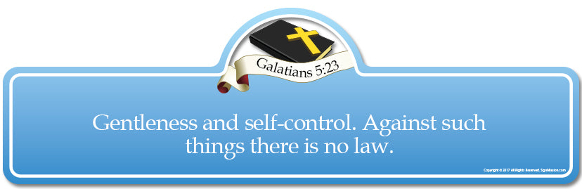 Galatians 5.23B