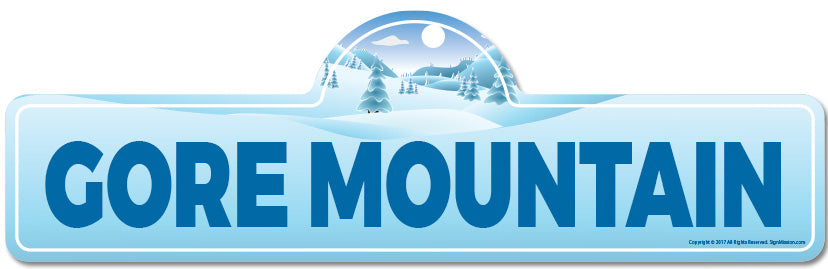 Gore Mountain Street Sign
