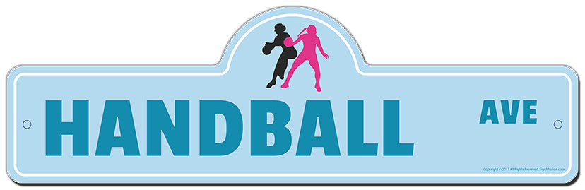 Handball Street Sign
