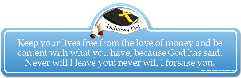 Hebrews 13.5B