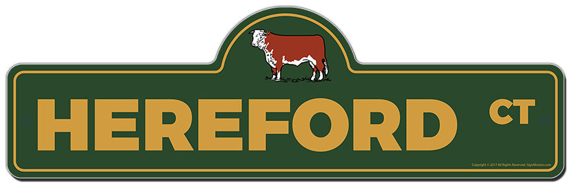 Hereford Street Sign