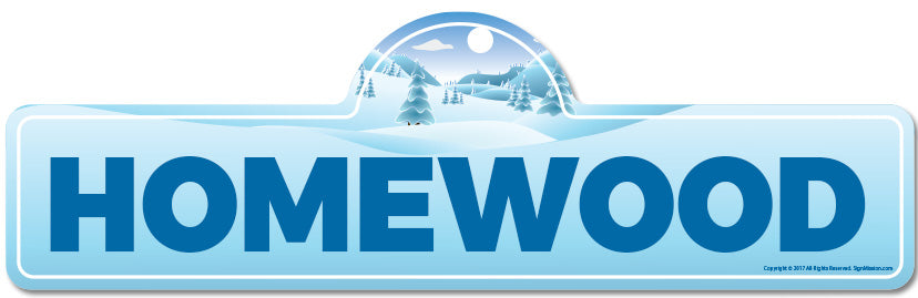 Homewood Street Sign