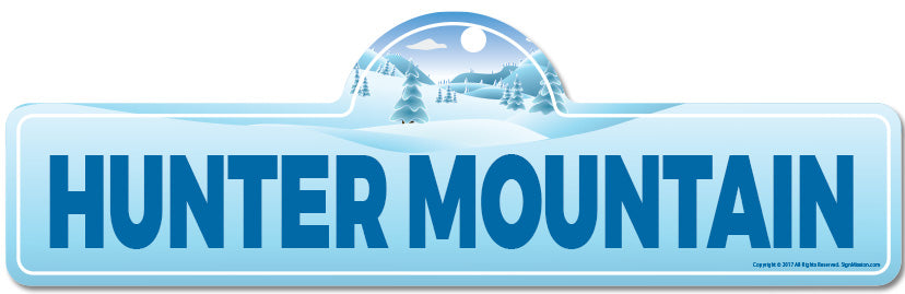 Hunter Mountain Street Sign