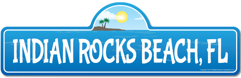 Indian Rocks, FL Florida Beach Street Sign