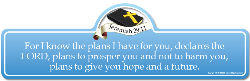 Jeremiah 29.11B