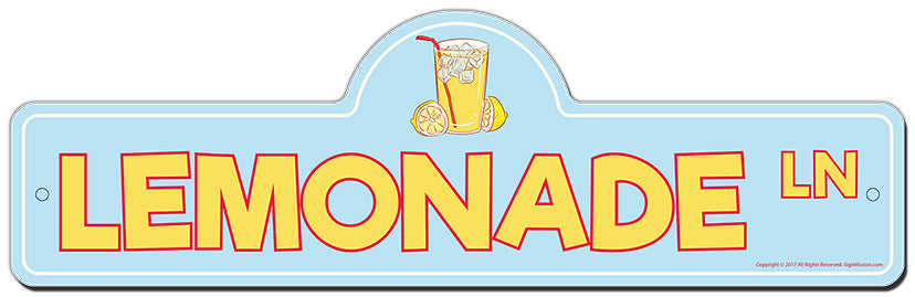 Lemonade Street Sign