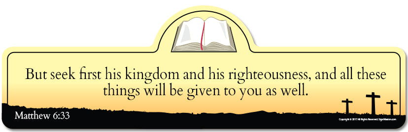 Matthew 6.33Y