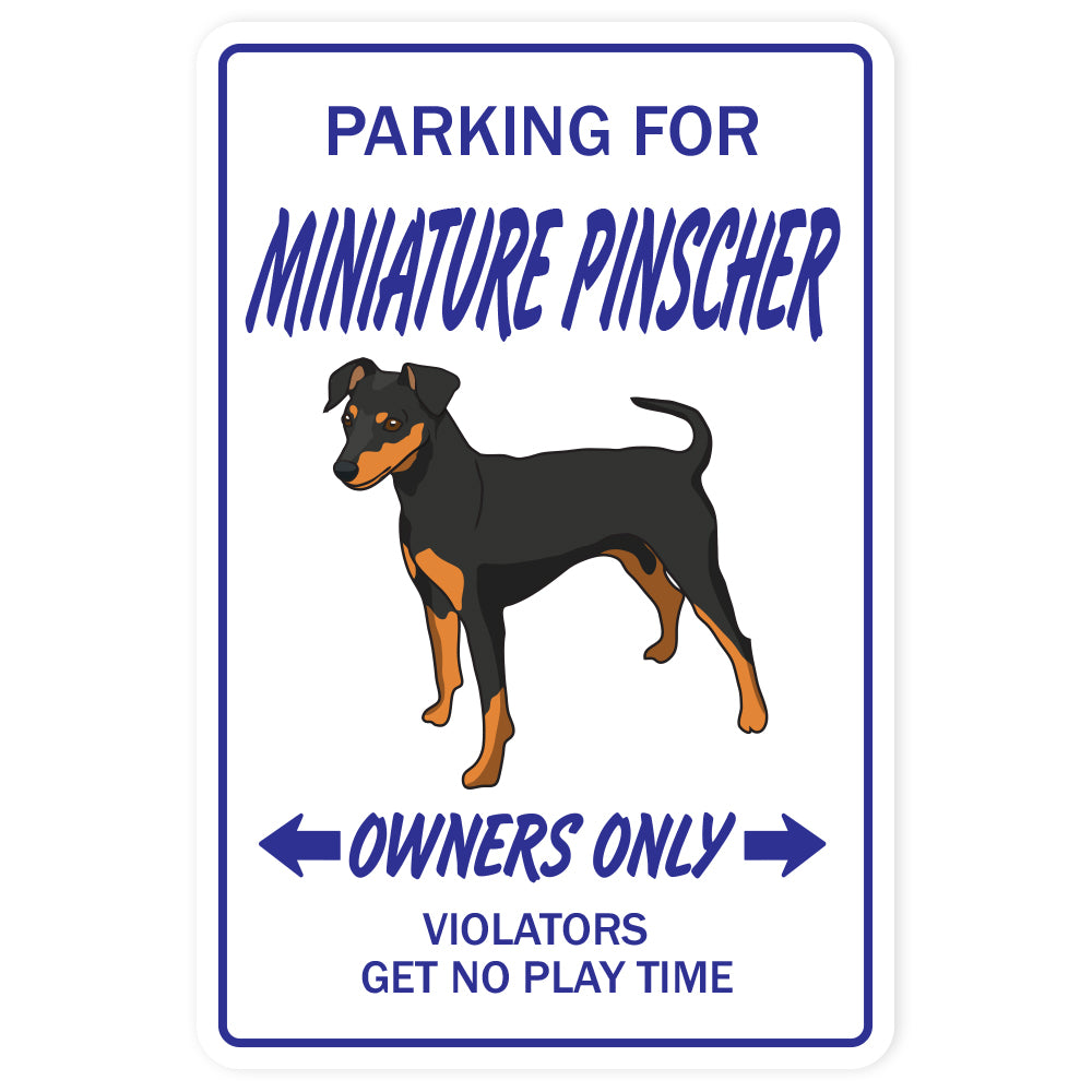 Miniature Pinscher Vinyl Decal Sticker