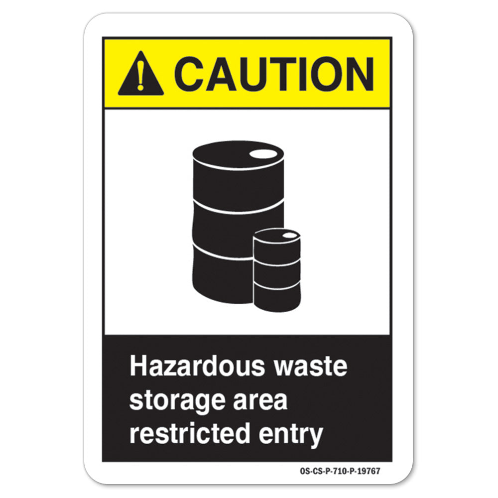 Hazardous Waste Storage Area Restricted Entry