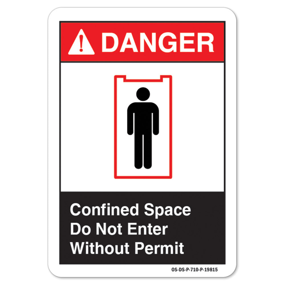 Confined Space Do Not Enter Without Permit (With Graphic)