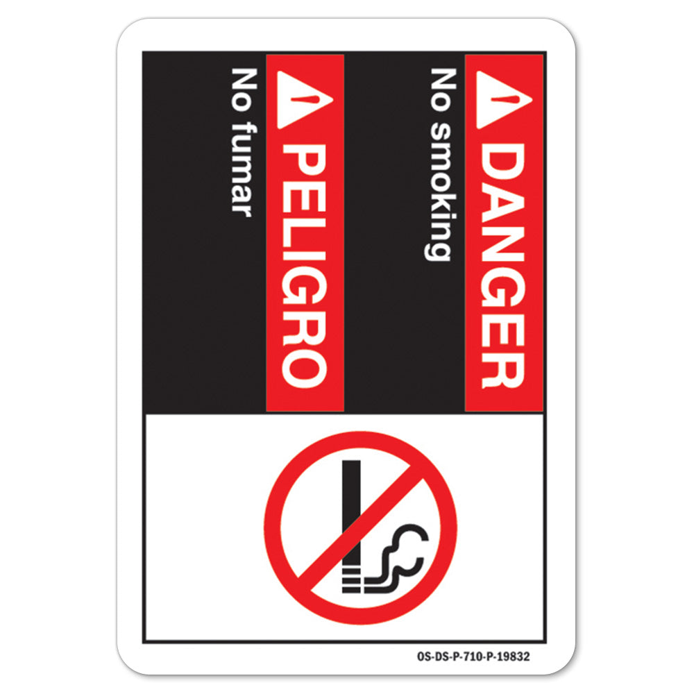 Danger No Smoking (Bilingual Spanish)