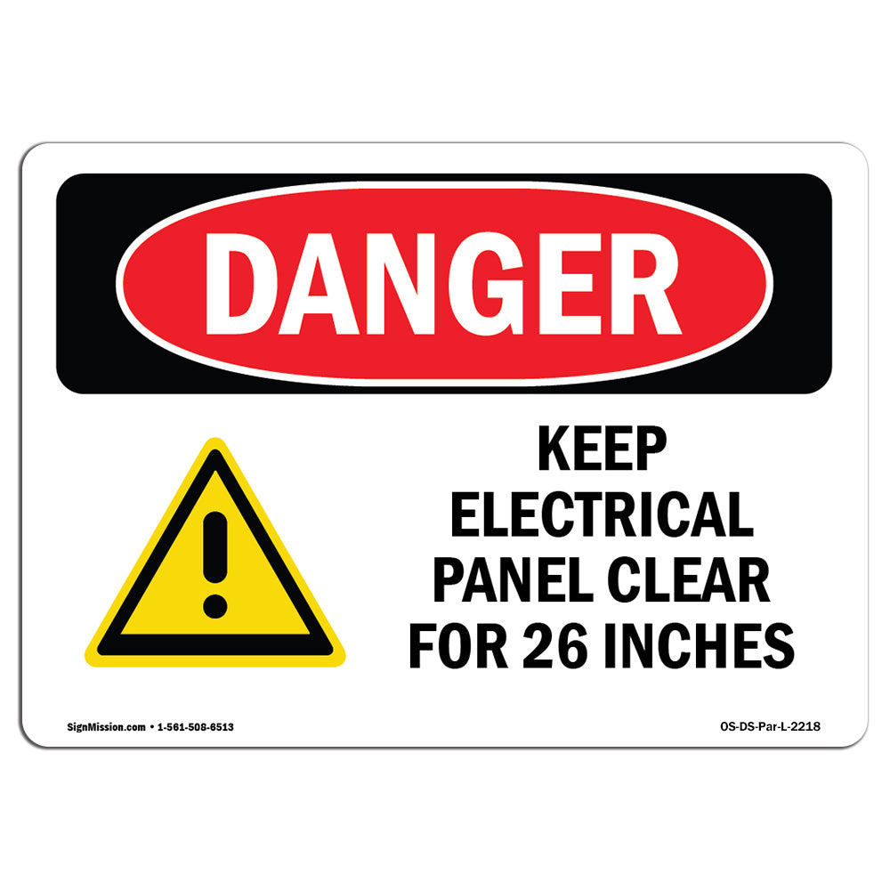 Keep Electrical Panel Clear