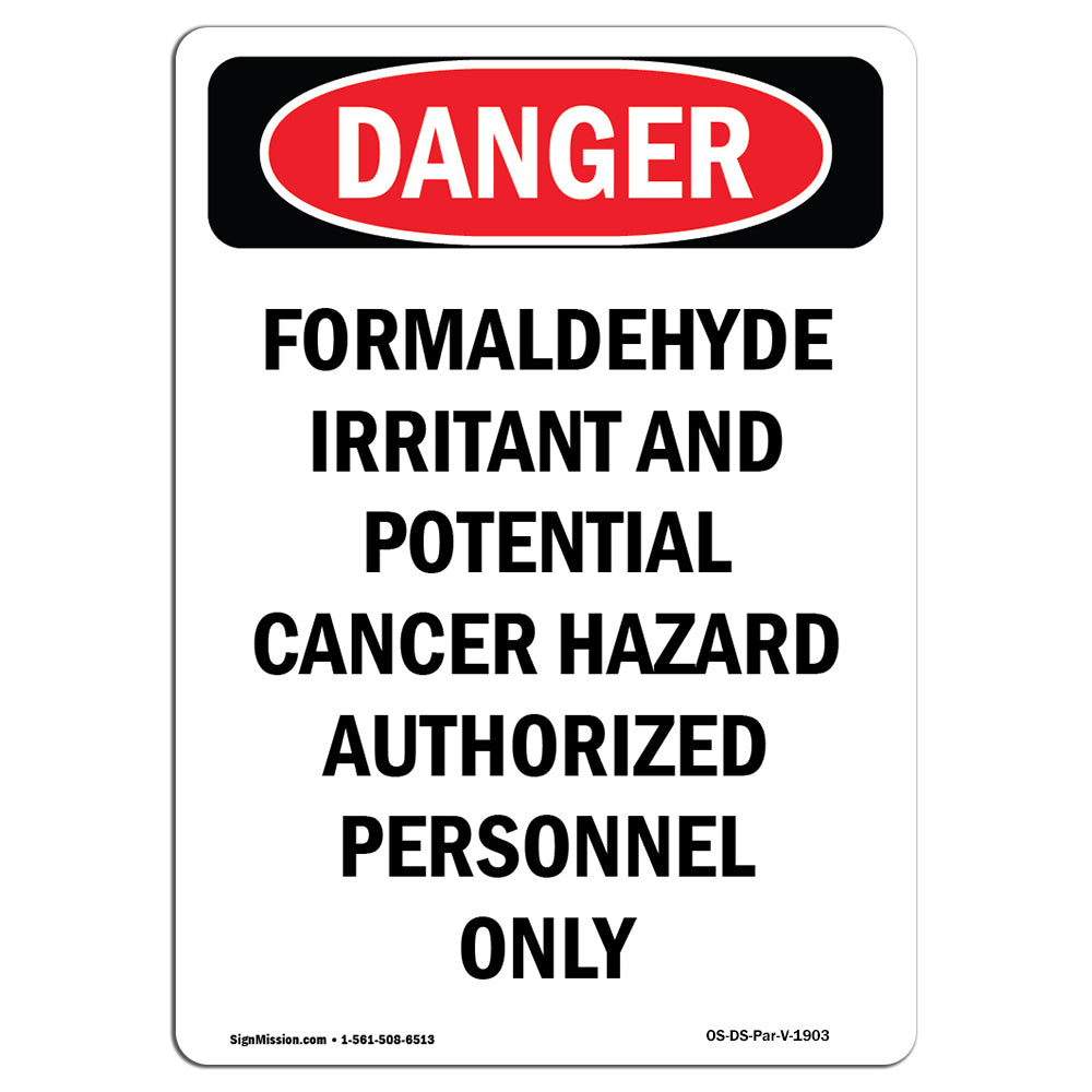 Portrait Formaldehyde May Cause Cancer