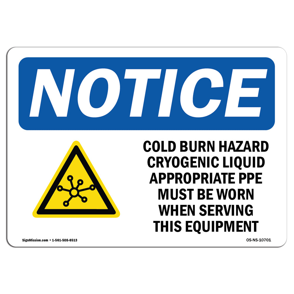 Cold Burn Hazard Cryogenic Liquid