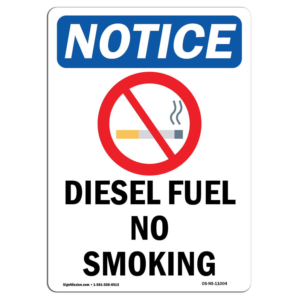 Diesel Fuel No Smoking