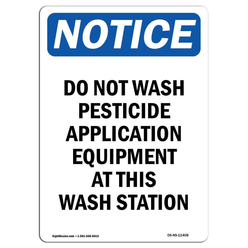Do Not Wash Pesticide Application