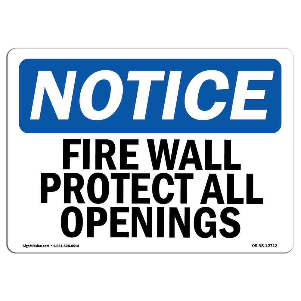 Fire Wall Protect All Openings