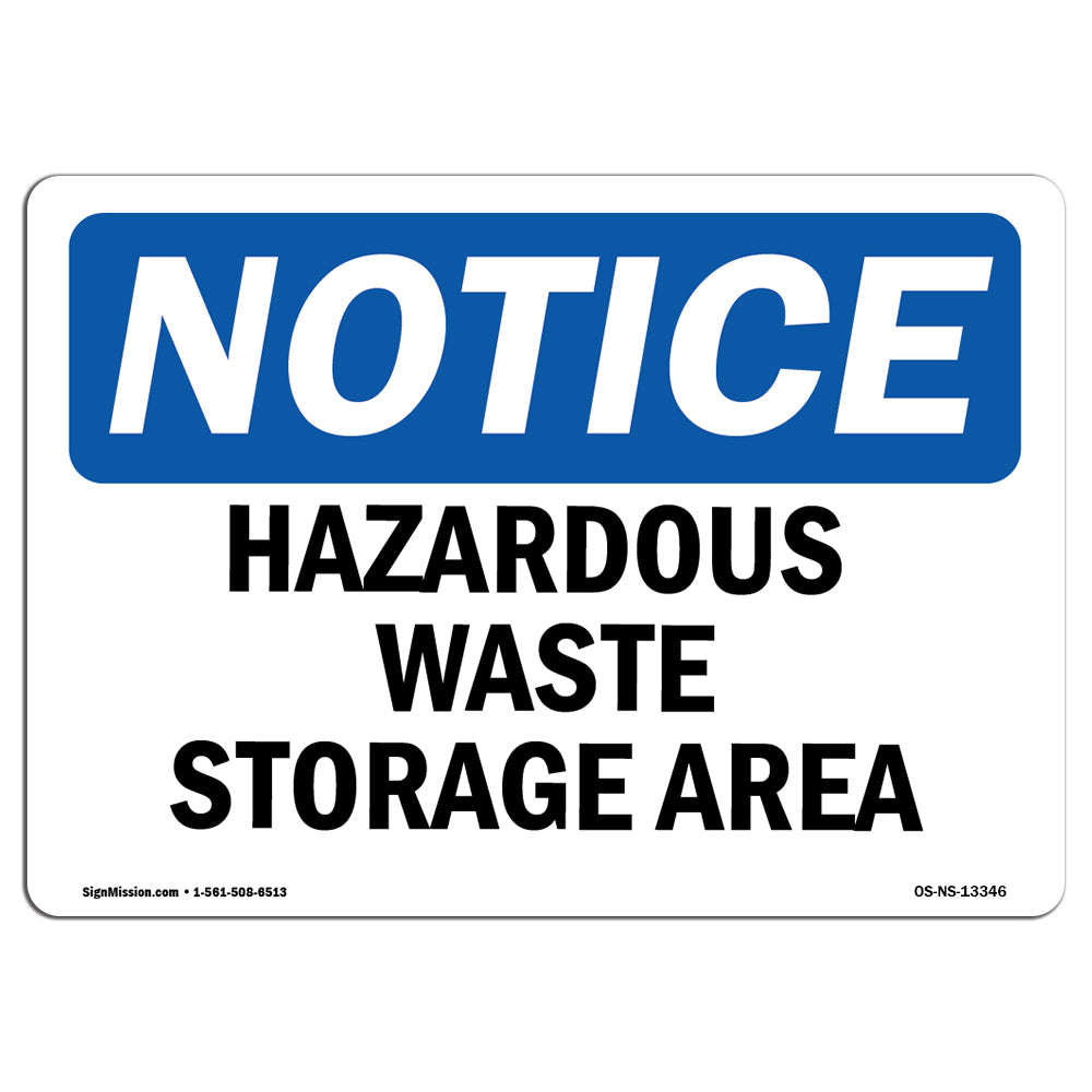 Hazardous Waste Storage Area