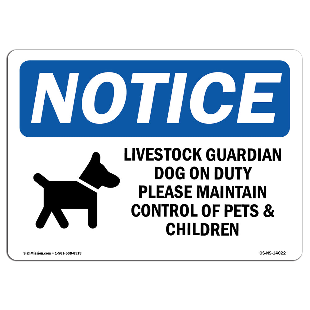 Livestock Guardian Dog On Duty