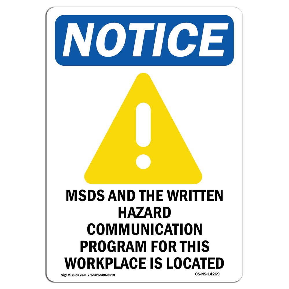 MSDS And The Written
