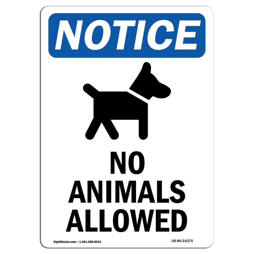 No Animals Allowed