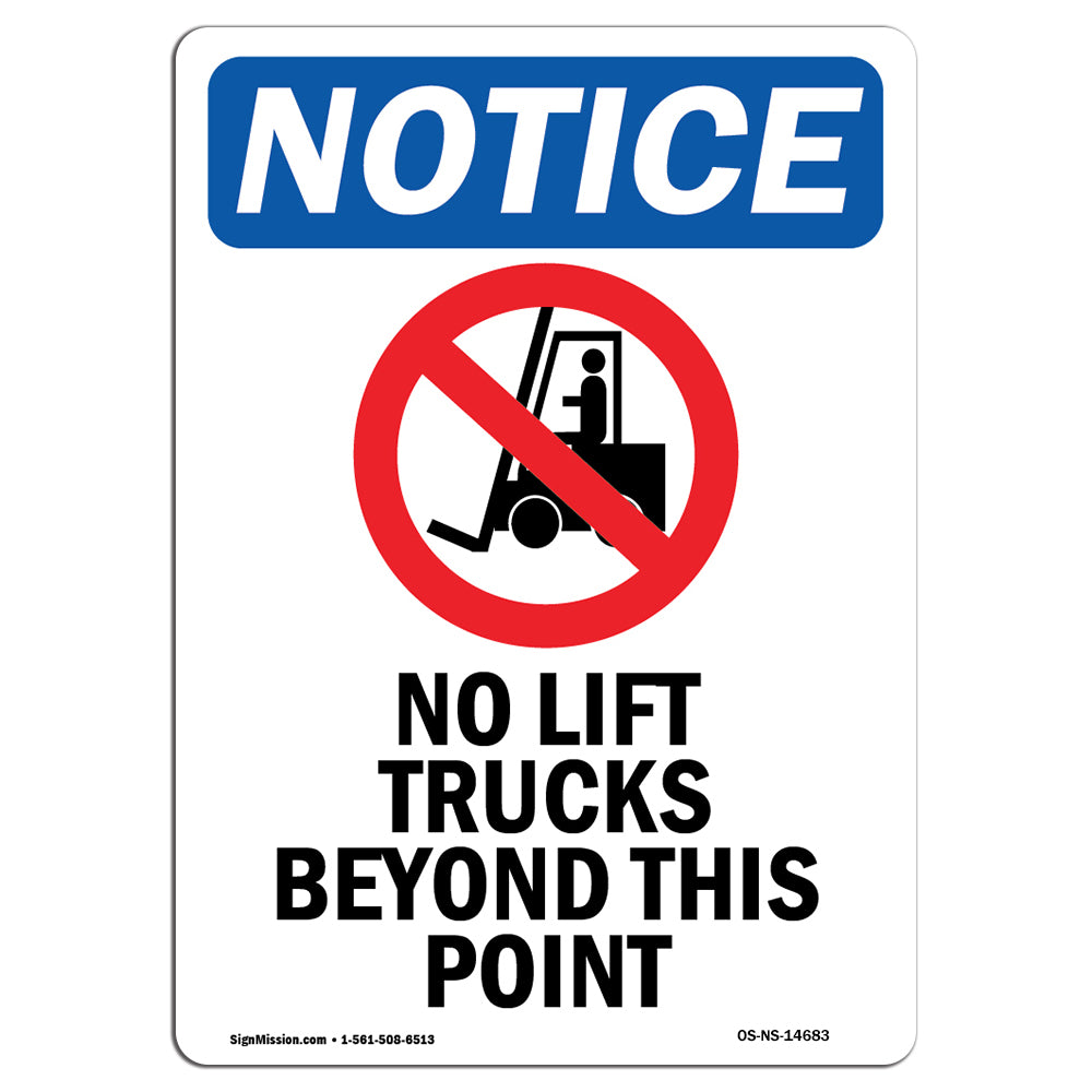 No Lift Trucks Beyond