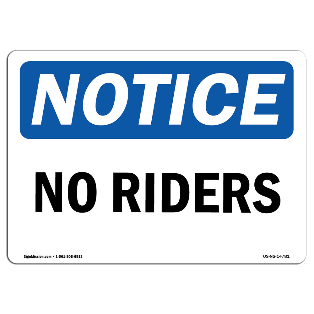 No Riders