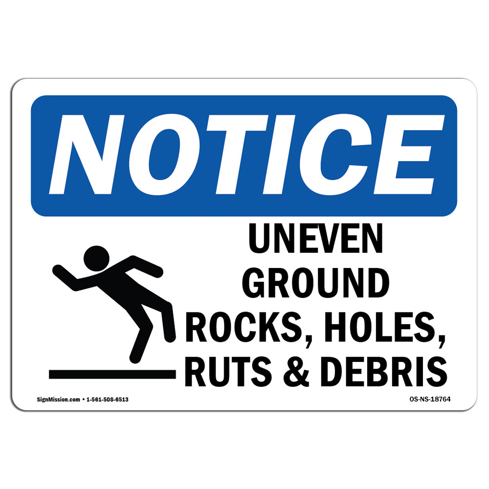 Uneven Ground Rocks, Holes,