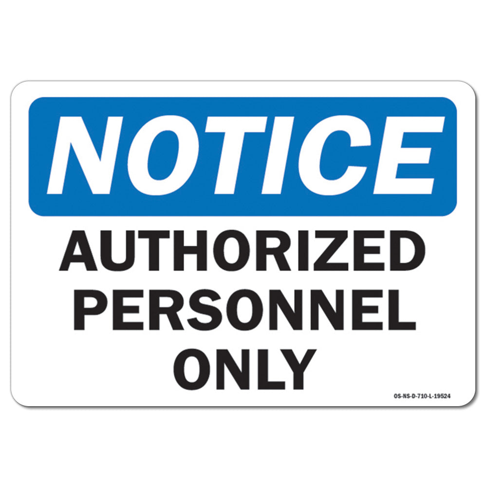 Authorized Personnel Only