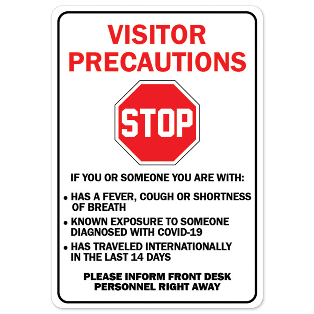 Stop Visitor Precautions