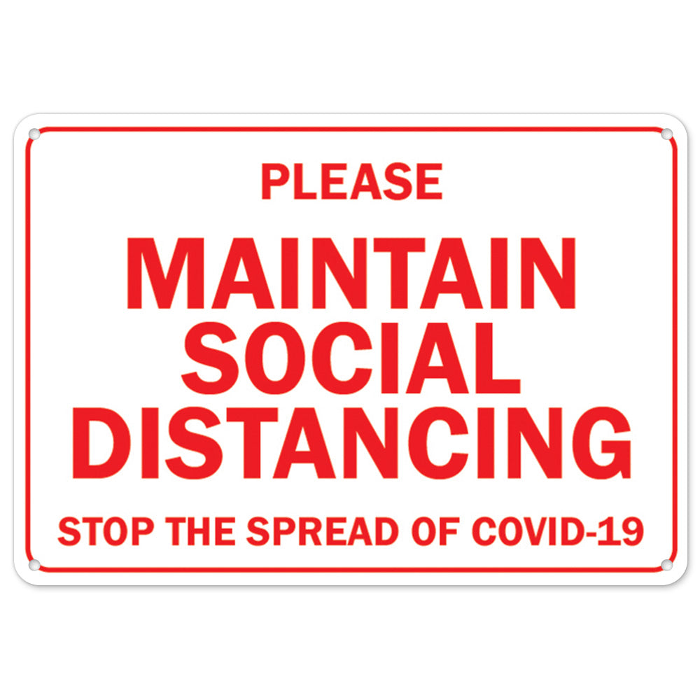 Please Maintain Social Distancing