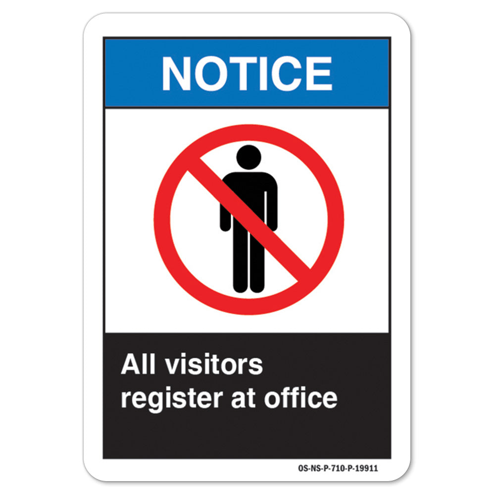 All Visitors Register At Office