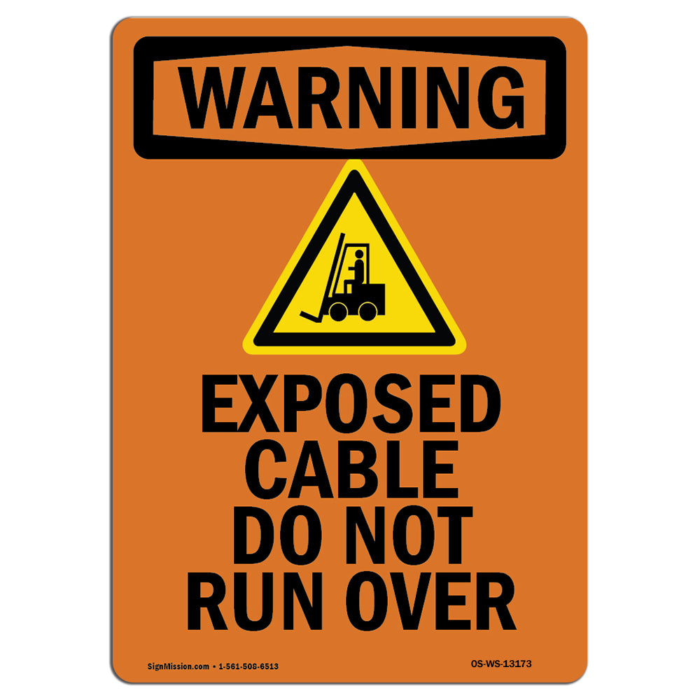 Exposed Cable Do Not With Symbol