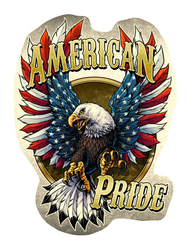America Pride Eagle Novelty Sign
