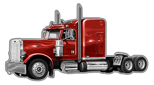 Semi Truck Trucker Vinyl Decal Sticker