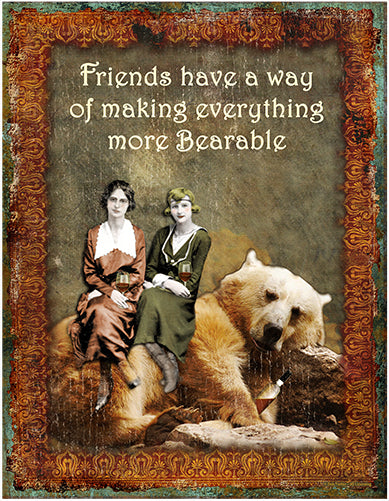 Bearable Friends Vinyl Decal Sticker