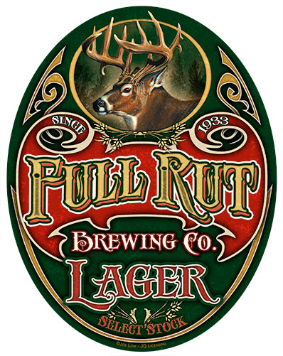 Full Rut Brewing Co Vinyl Decal Sticker