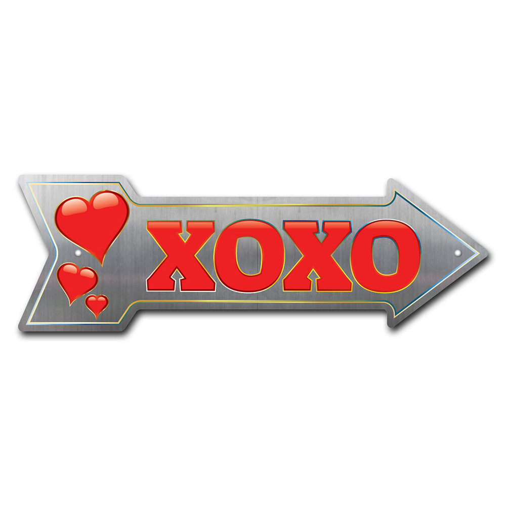 XOXO Arrow Sign