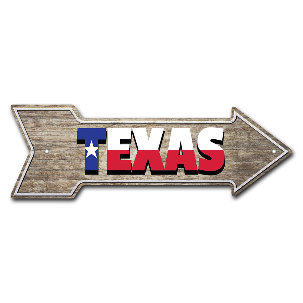 Texas Arrow Sign