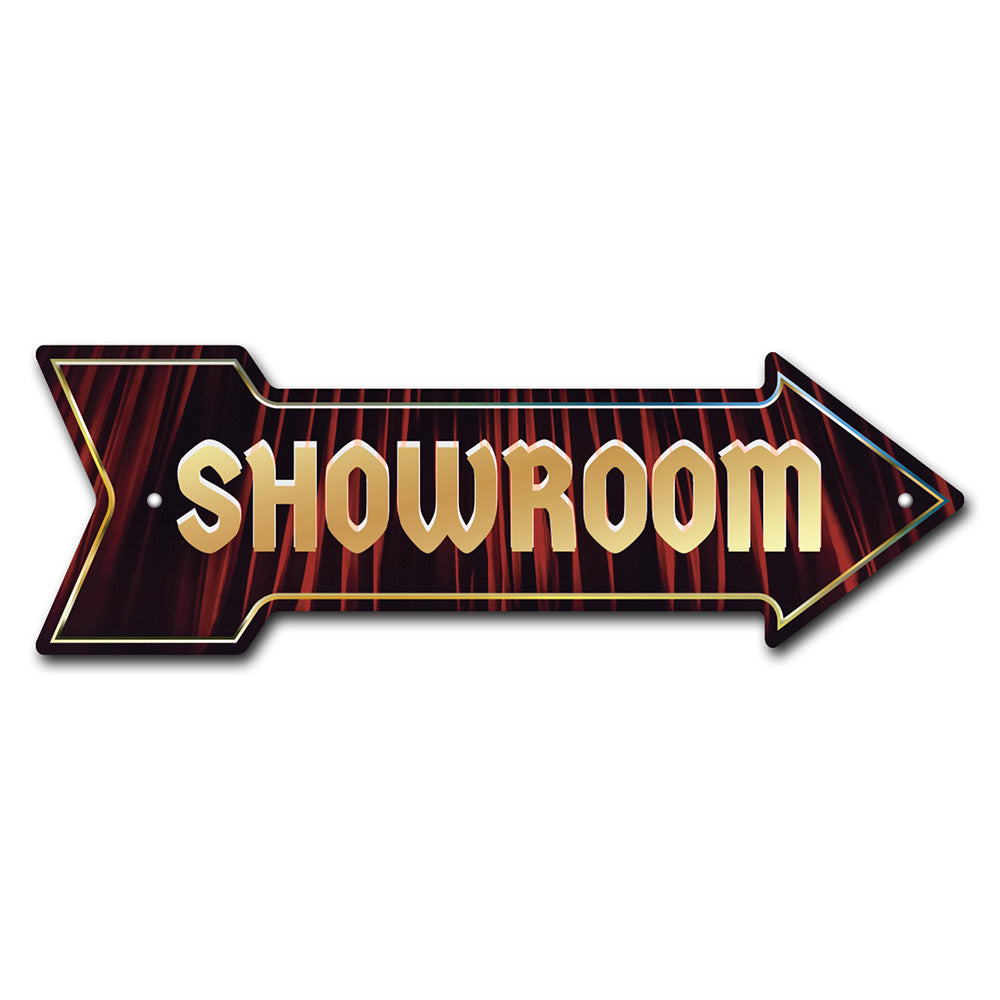 Showroom Arrow Sign