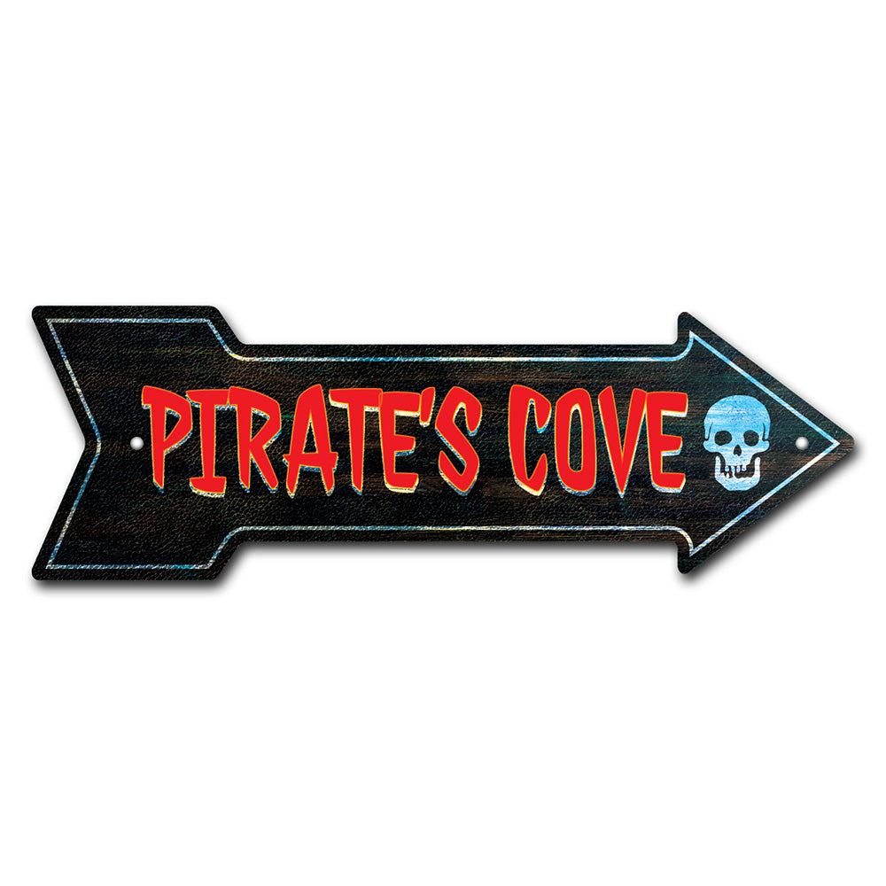 Pirate's Cove Arrow Sign