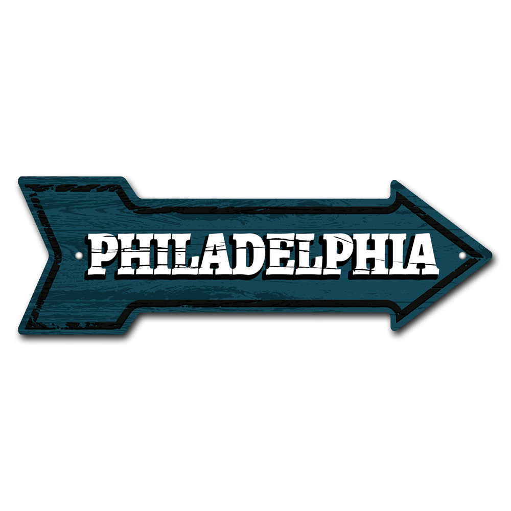 Philadelphia Arrow Sign