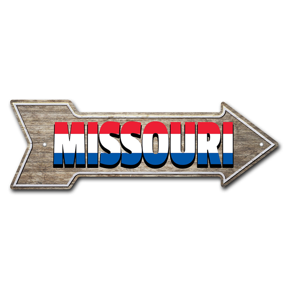 Missouri Arrow Sign